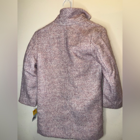 Girls Faux Wool Jacket - Picture 2 of 6